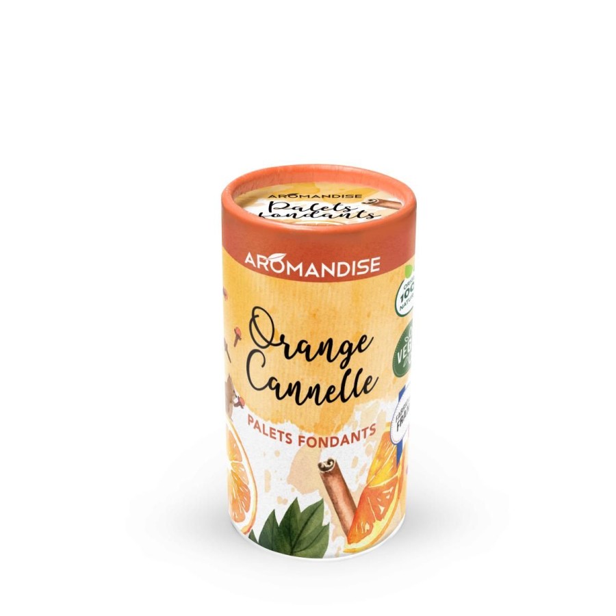 Agrumes Et Fruitees | Aromandise Palets Fondants Orange Cannelle