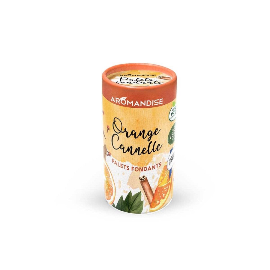 Agrumes Et Fruitees | Aromandise Palets Fondants Orange Cannelle