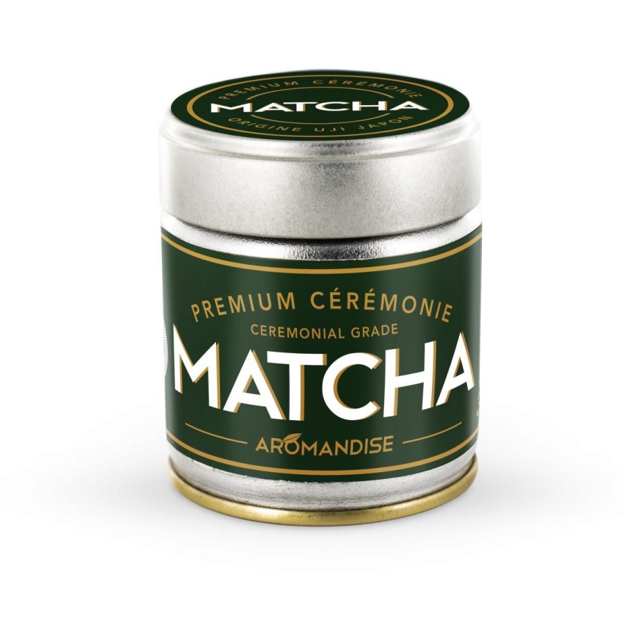 Petit&Dejeuner Et Gouter Bio | Aromandise The Vert Matcha De Ceremonie - Premium