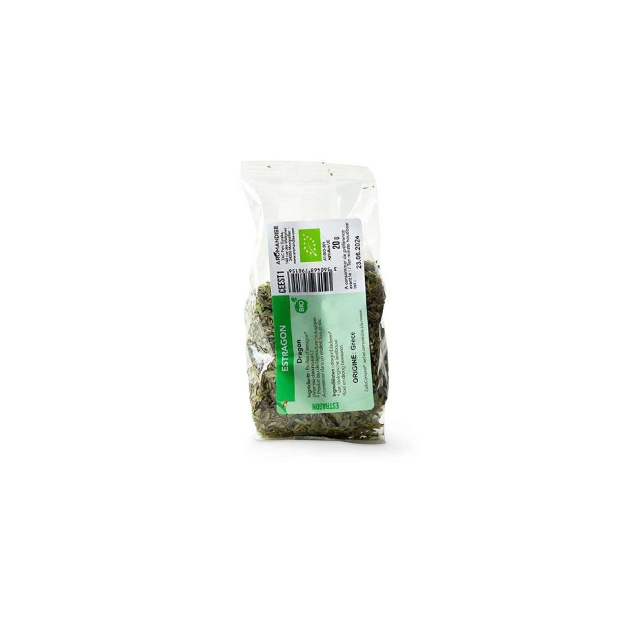 Epices Bio | Aromandise Estragon Sachet Zero Plastique