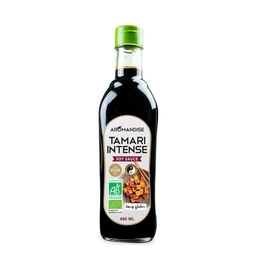 Sauces Soja Bio | Aromandise Tamari Intense 0,48L