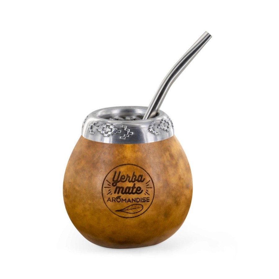 Mate | Aromandise Calebasse Et Bombilla Pour Mate