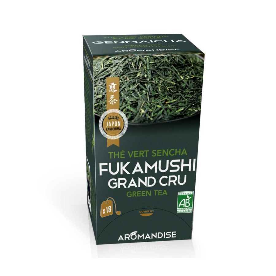 Les Grands Crus | Aromandise The Vert Grand Cru Fukamushi Sencha En Infusettes