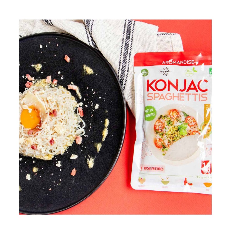 Pates De Konjac Bio | Aromandise Spaghettis De Konjac