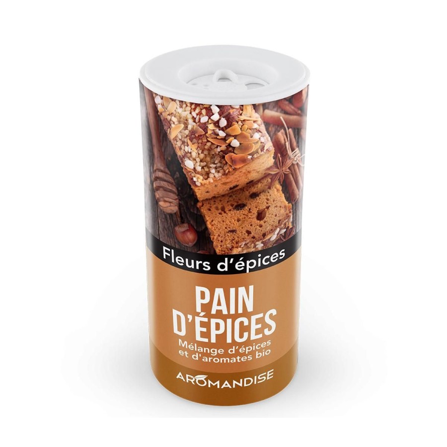 Epices Bio | Logo Agriculture Biologique Fleurs D'Epices Pain D'Epices