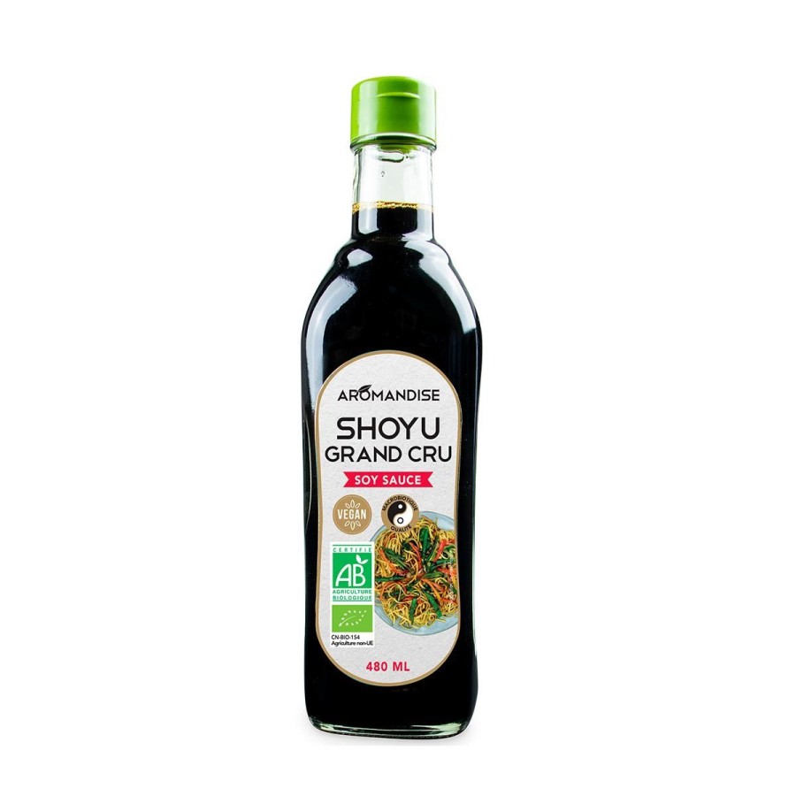 Sauces Soja Bio | Aromandise Shoyu Grand Cru 0,48L