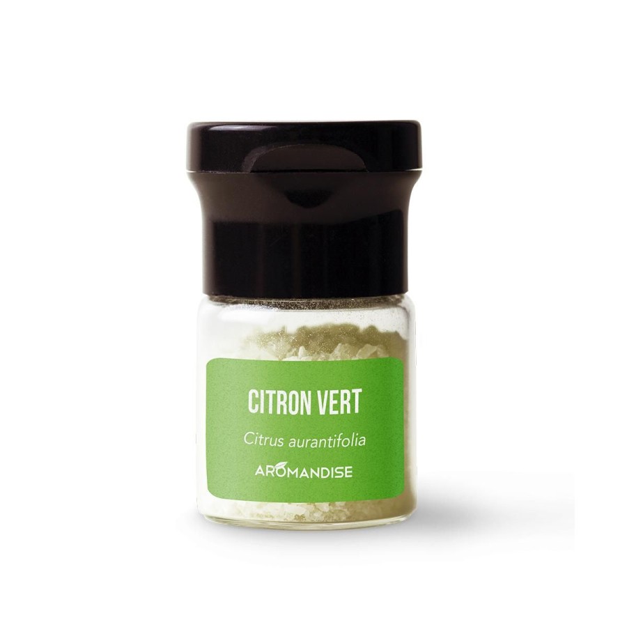 Reduire Le Sucre | Aromandise Cristaux D'Huiles Essentielles Citron Vert