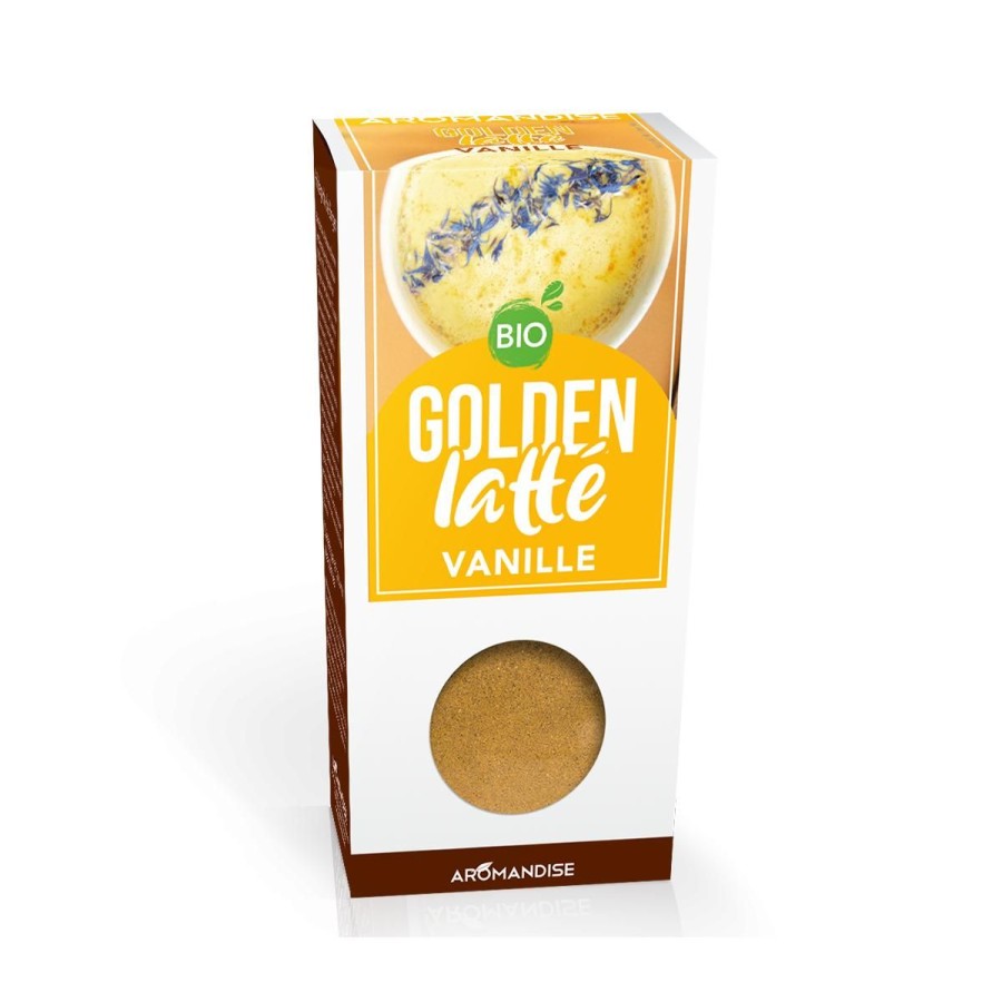 Boissons Bio | Logo Agriculture Biologique Golden Latte Curcuma Vanille