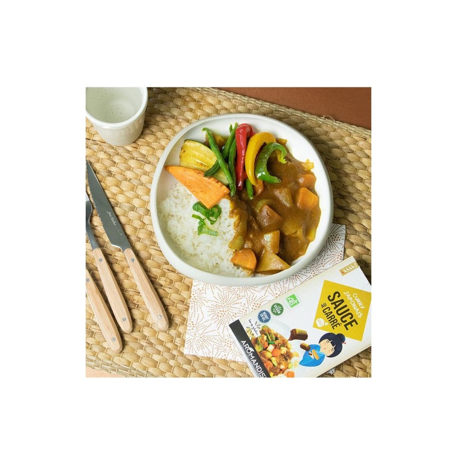 Sauces Bio | Aromandise Sauce Au Carre Curry Japonais