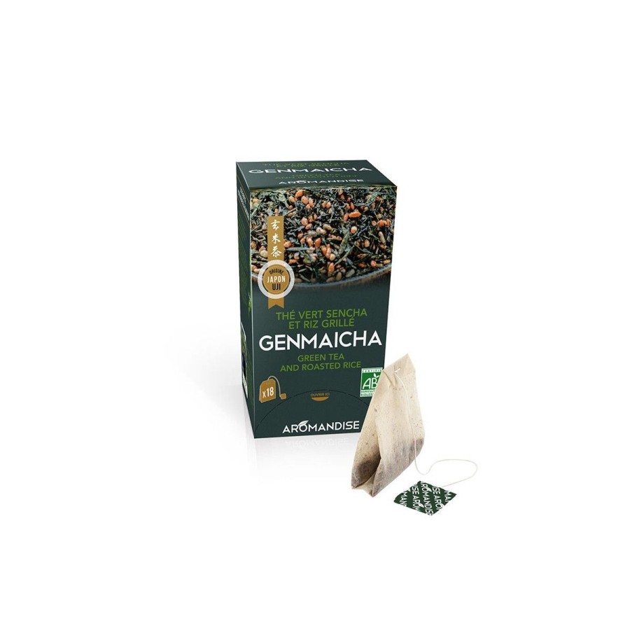 Les Grands Classiques | Aromandise The Vert Et Riz Genmaicha En Infusettes