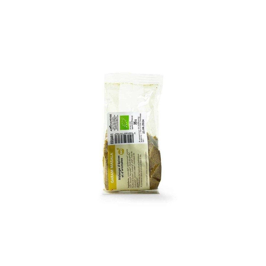 Epices Bio | Aromandise Garam Masala Sachet Zero Plastique