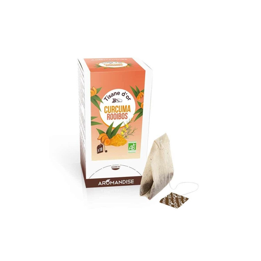 Infusions Epicees Bio | Aromandise Tisane D'Or Curcuma Rooibos