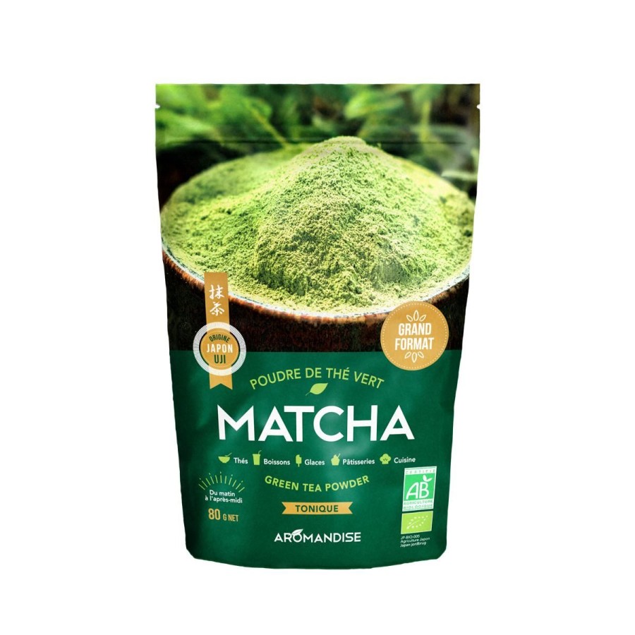 Petit&Dejeuner Et Gouter Bio | Aromandise Poudre The Vert Matcha Grand Format