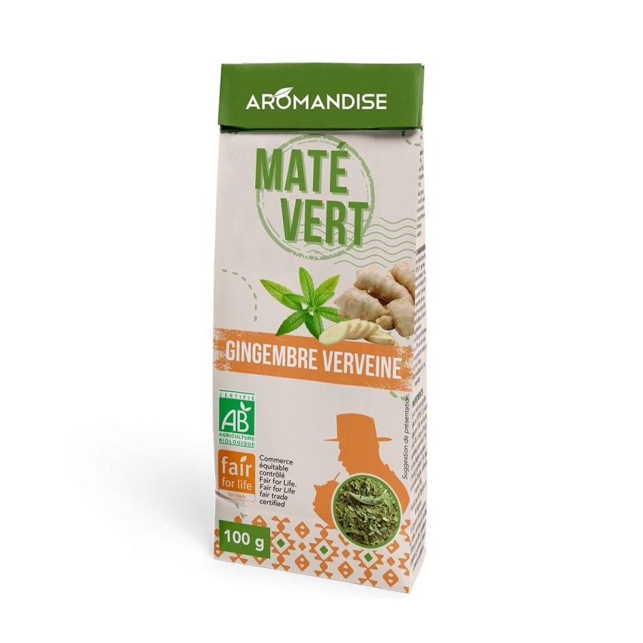 Energie | Aromandise Mate Vert Sauvage, Gingembre, Verveine