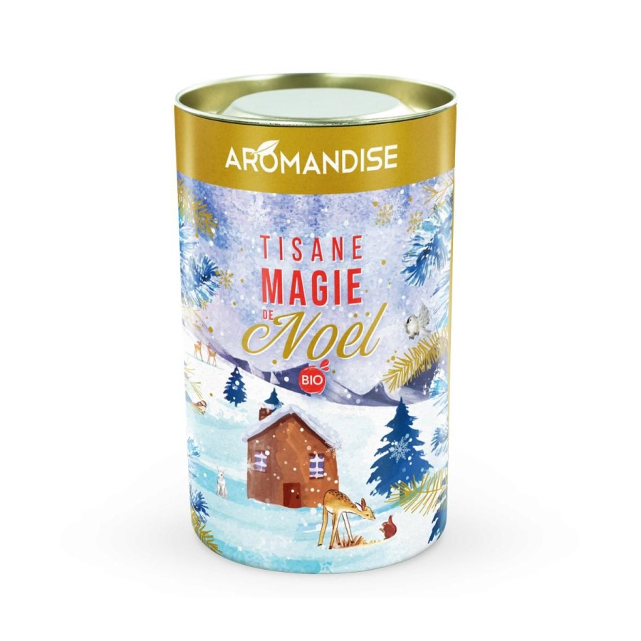 Infusions Fruitees Bio | Logo Agriculture Biologique Tisane Festive Magie De Noel Hildegarde De Bingen