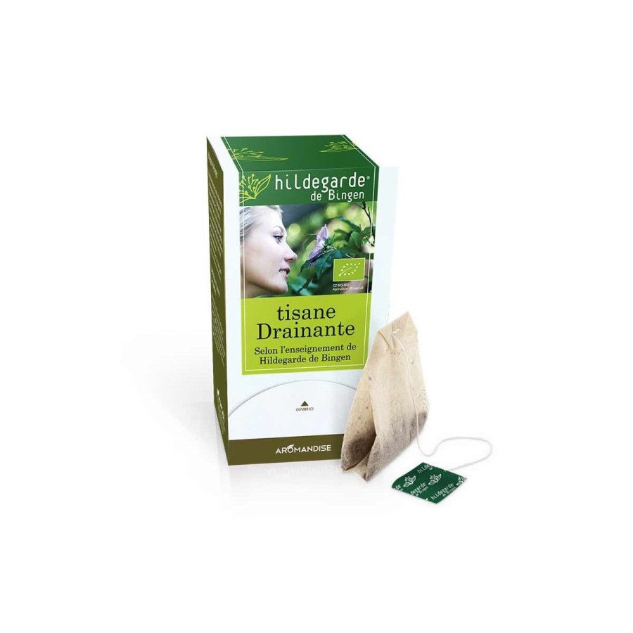 Minceur Et Detox | Logo Agriculture Biologique Tisane Drainante Hildegarde Sachets